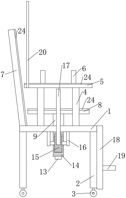 Medical restraint seat with infusion device for psychiatry department