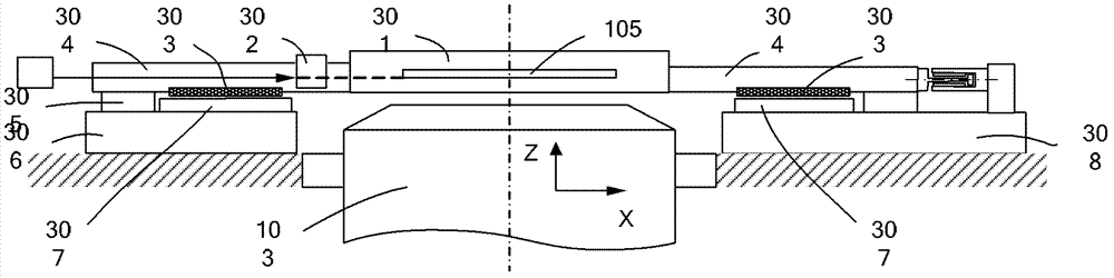 A mask table for exposure device