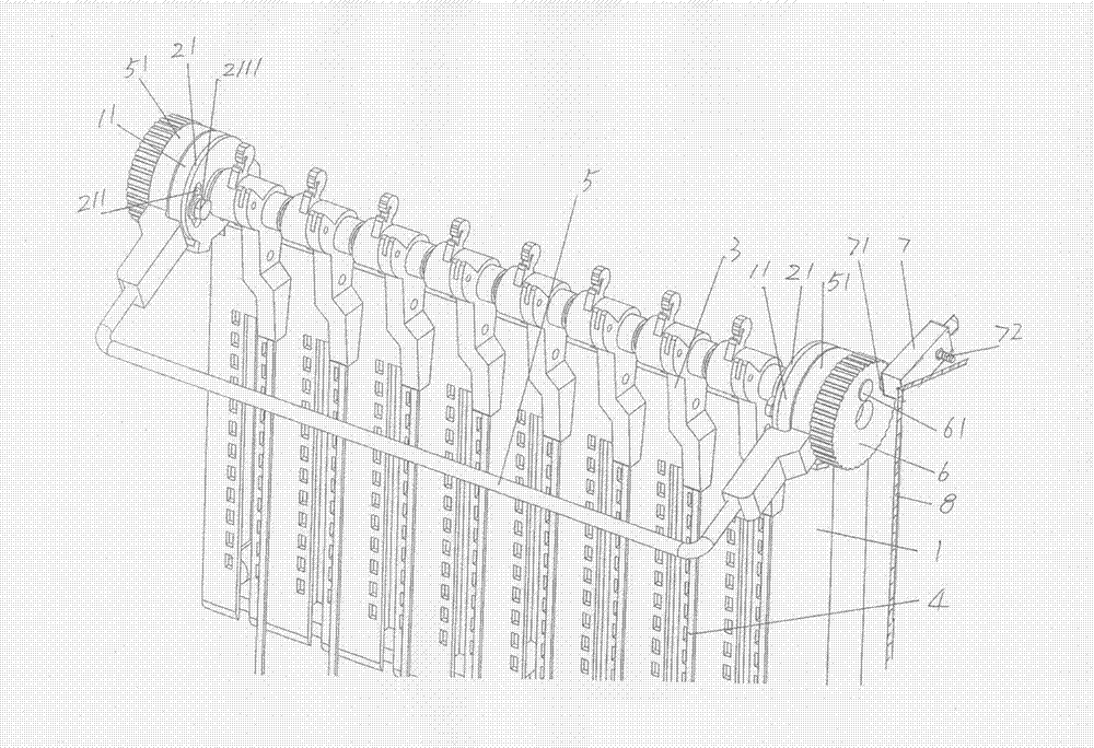 Yarn breakage alarm device of yarn pretension regulating mechanism of computer-based flat knitting machine