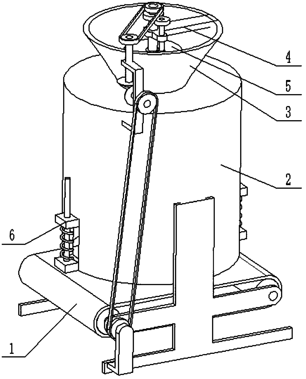 Biomass fuel forming device