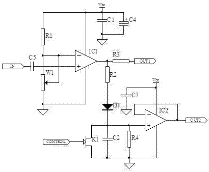 A single photon counting discriminator circuit with dark counting pulse discrimination