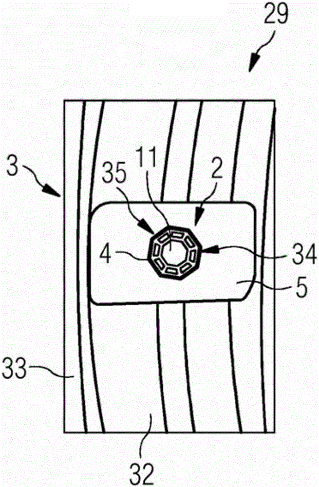 Method and device for securing a threaded element screwed into a threaded seat, method for mounting at least one balancing weight of a turbine, and a turbine