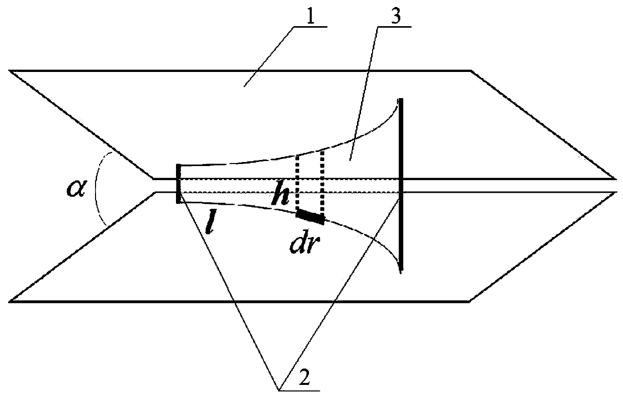 Demonstration device for propagation path of light in medium with constant serving as refractive gradient