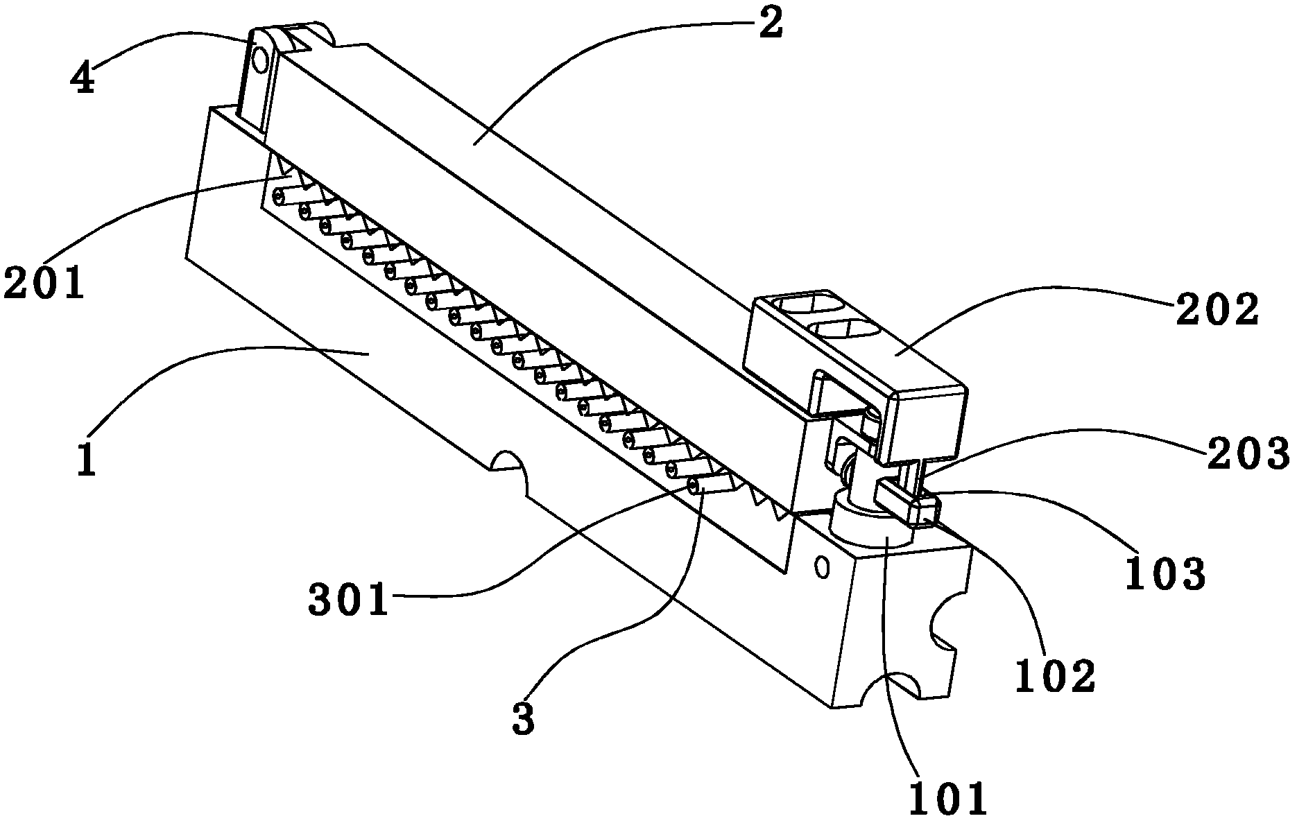 Production jig of optical fiber rapid connector and production method of optical fiber rapid connector