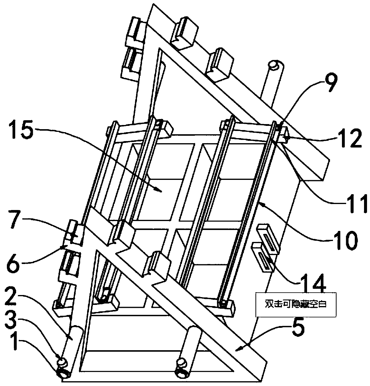 Fitness sports equipment placing rack