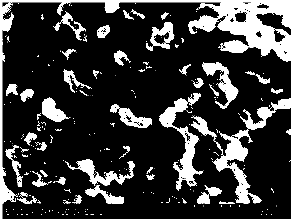 A kind of polymer hollow fiber membrane with large flux symmetrical structure and preparation method thereof