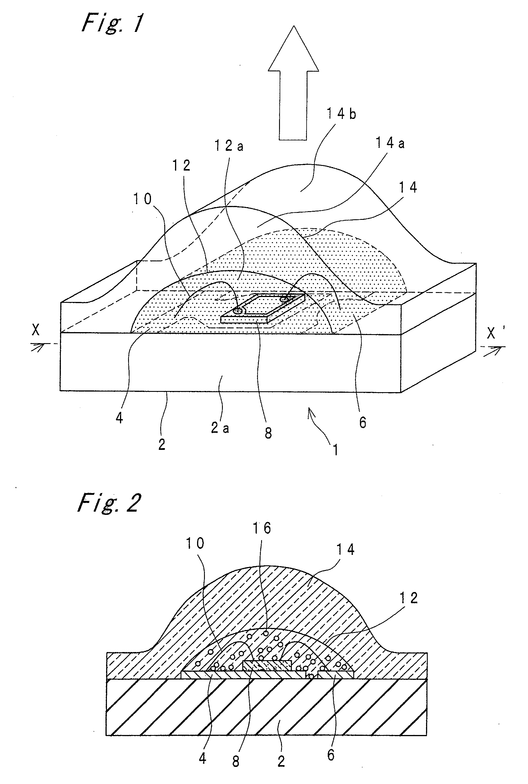 Light emitting device provided with lens for controlling light distribution characteristic