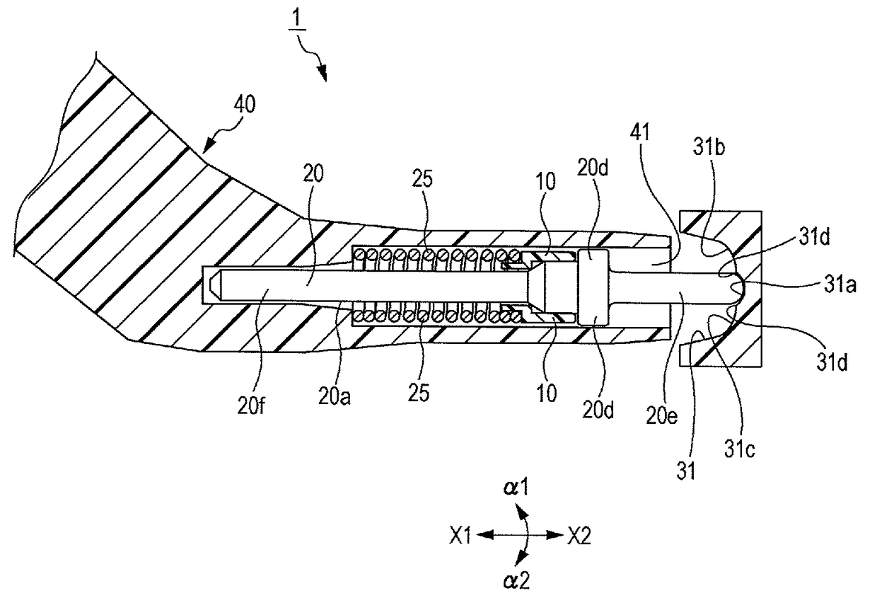 Vehicular operating device