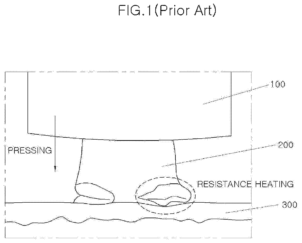 Method of projection welding hardware to steel sheet for hot stamping