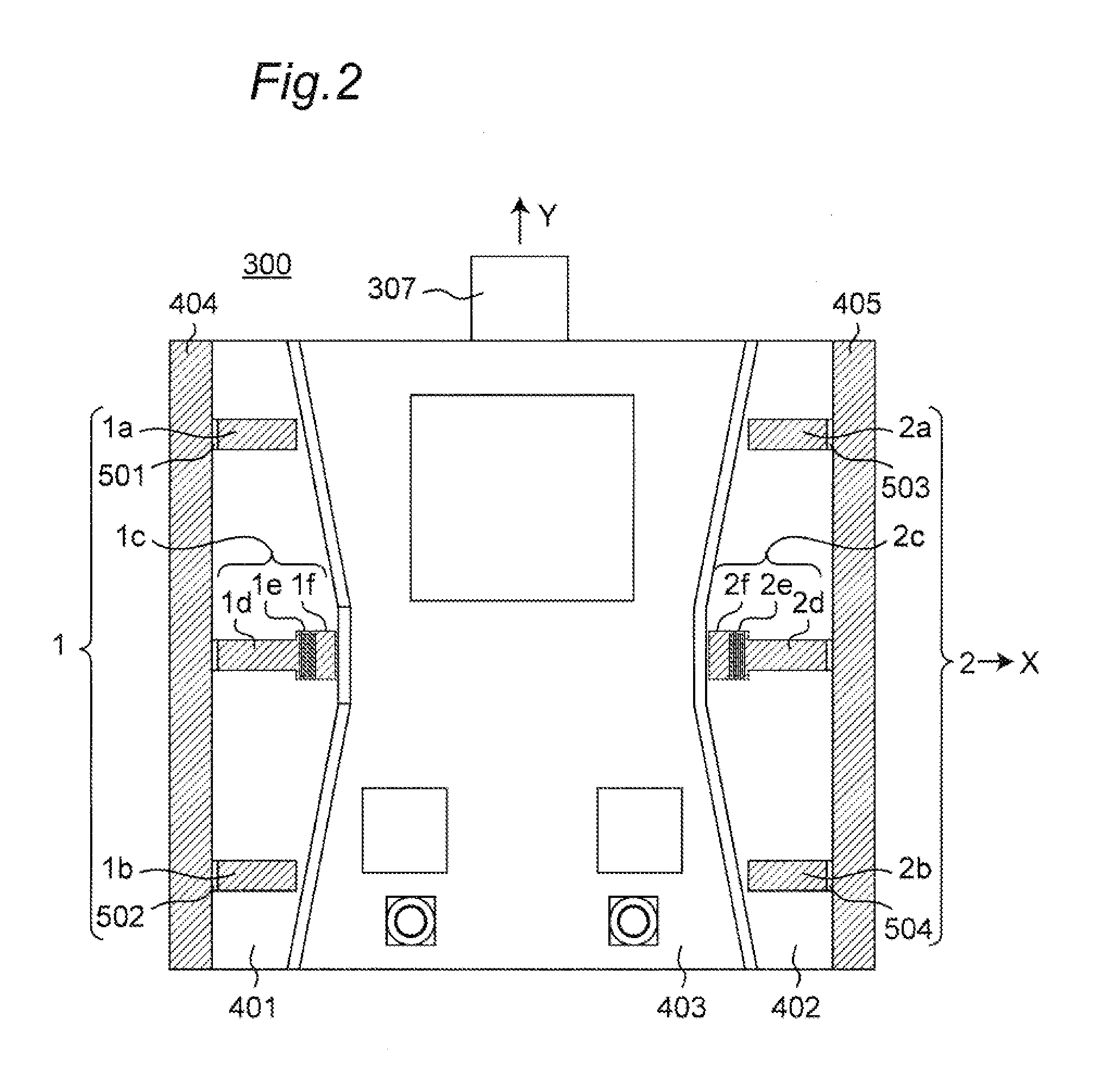 Variable directional antenna device