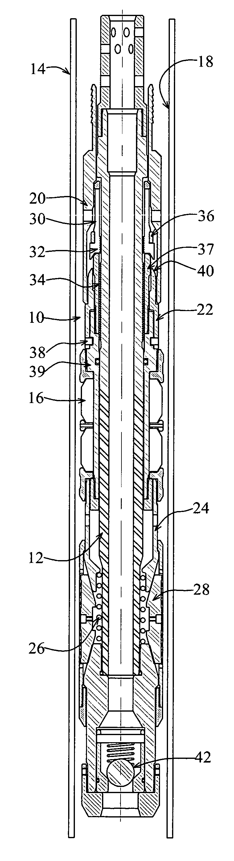 Retrievable frac packer