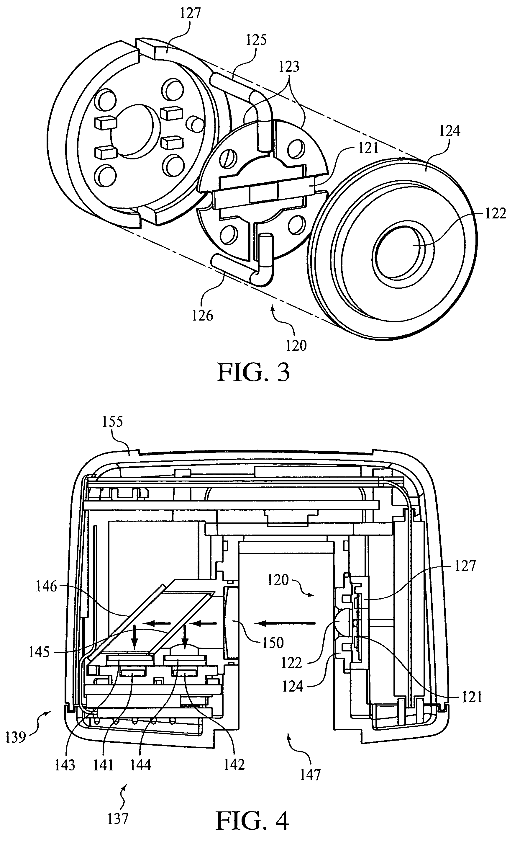 Optical system for a gas measurement system