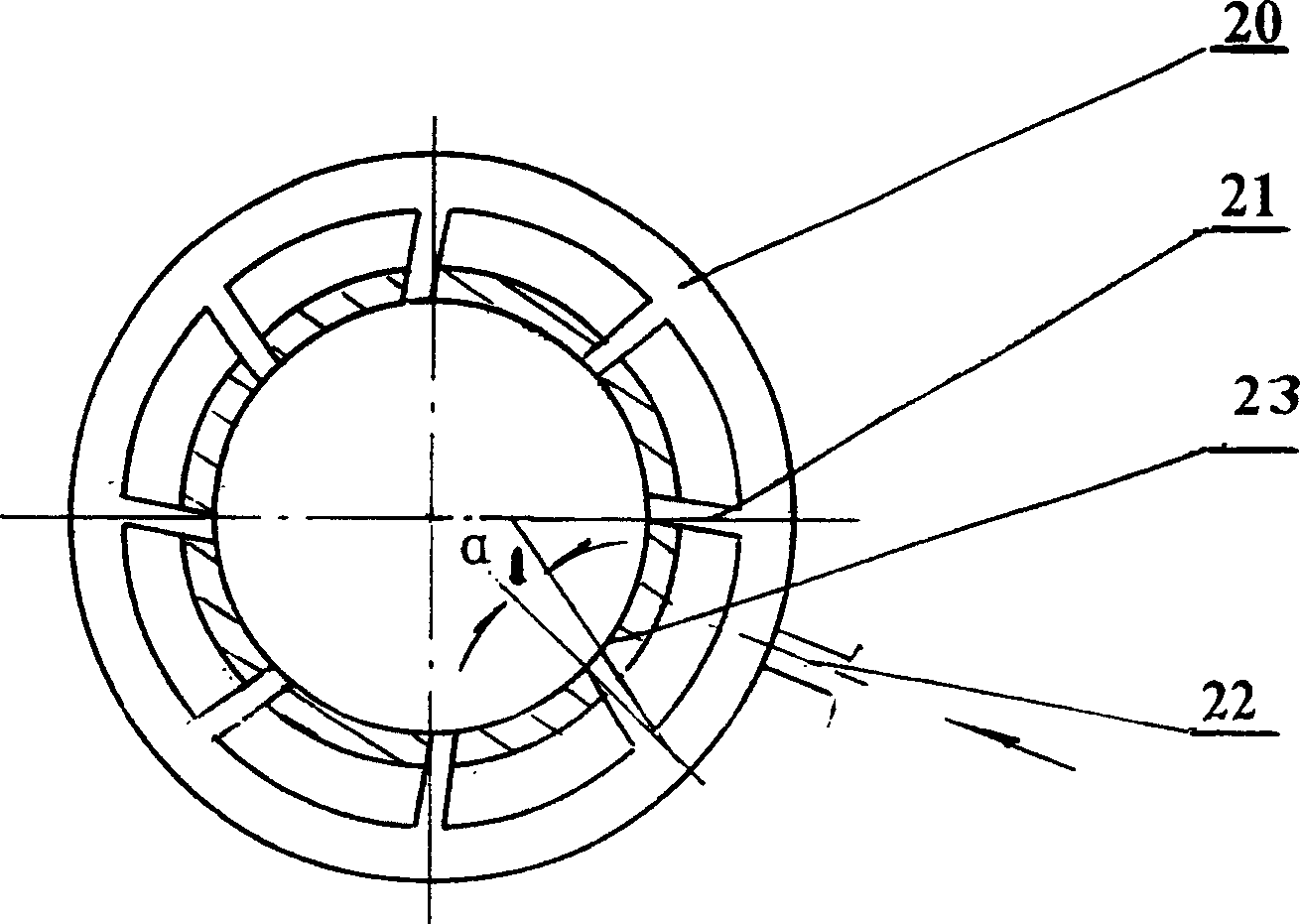 Domestic garbage continuous incinerator