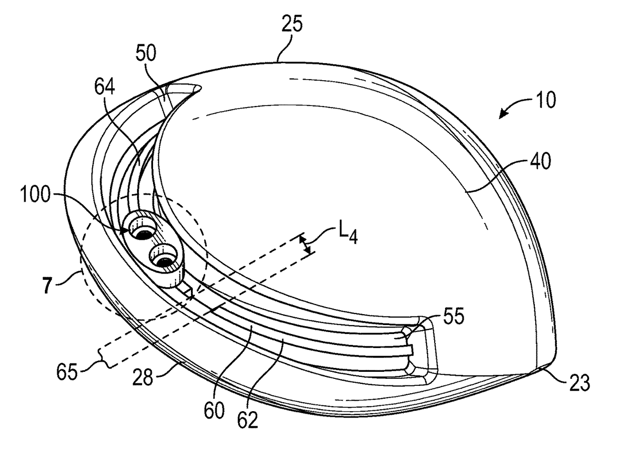 Golf club head with adjustable weighting