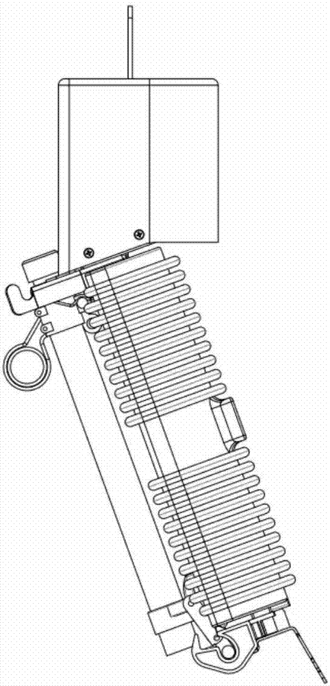 Online energy-taking monitor of drop-out fuse