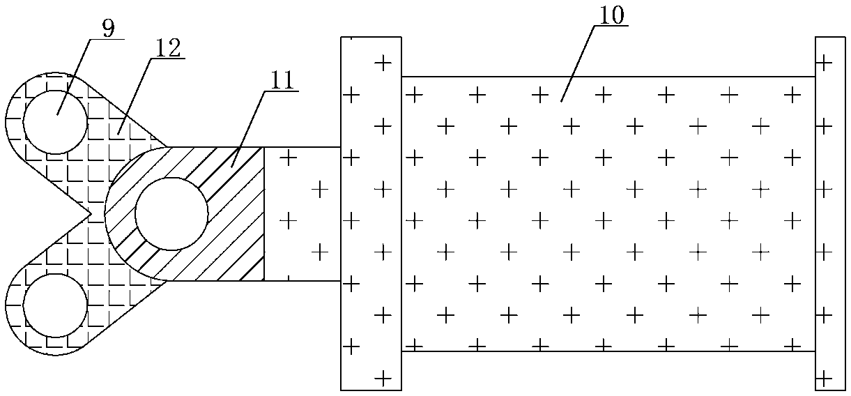 An assembled horizontal support system for a subway foundation pit and its assembly construction method