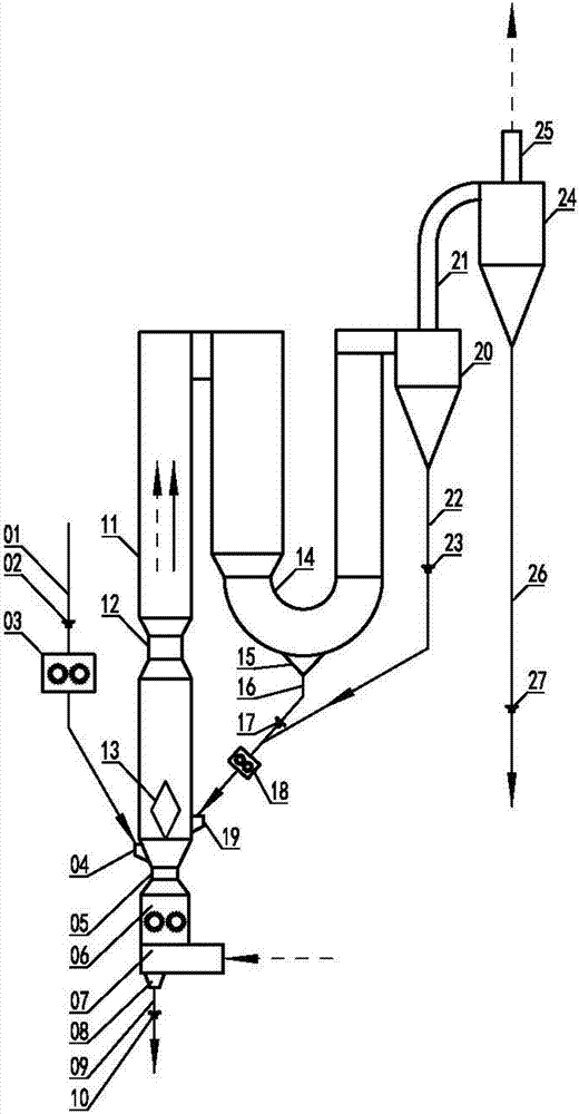 Suspended-state outer-circulation drying system