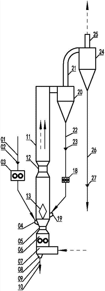 Suspended-state outer-circulation drying system