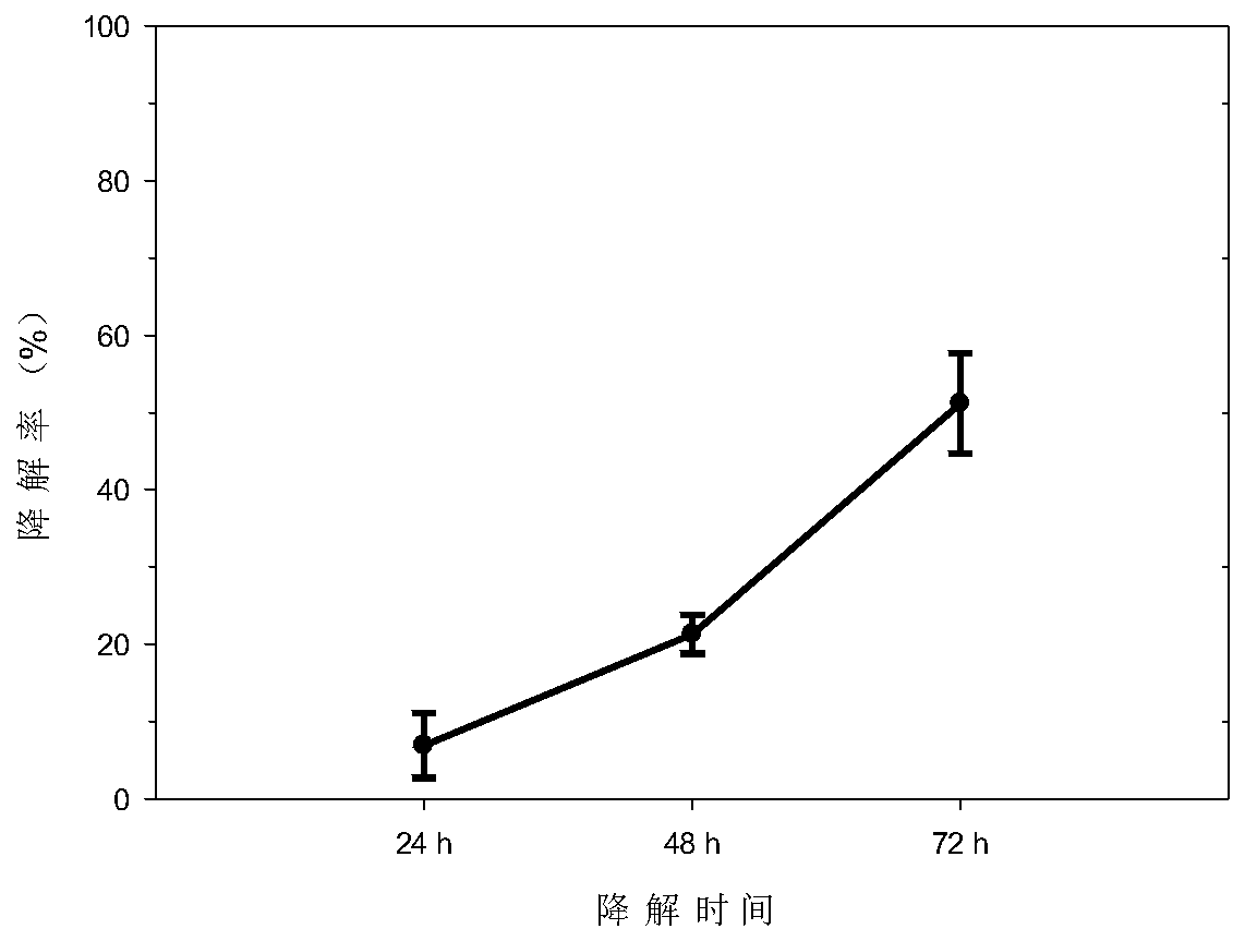 Erythromycin degrading bacterium RJJ-5 and application thereof