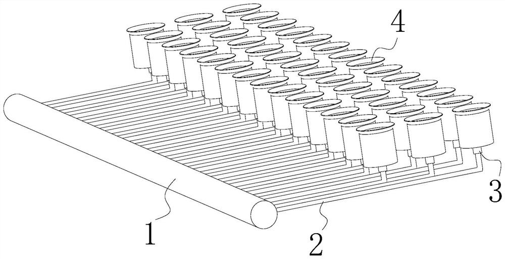 Ammonia spraying grid of SCR denitration system