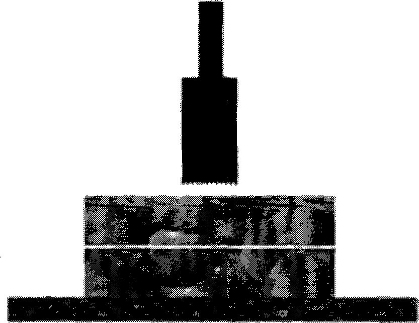 Preparation method of crack type carbonate rock core