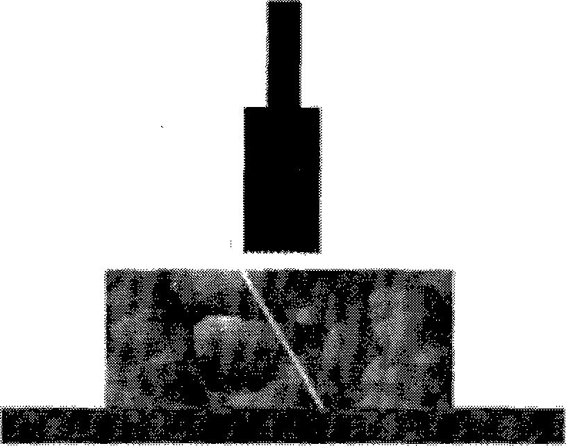 Preparation method of crack type carbonate rock core