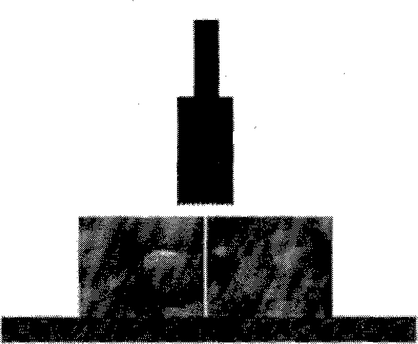 Preparation method of crack type carbonate rock core