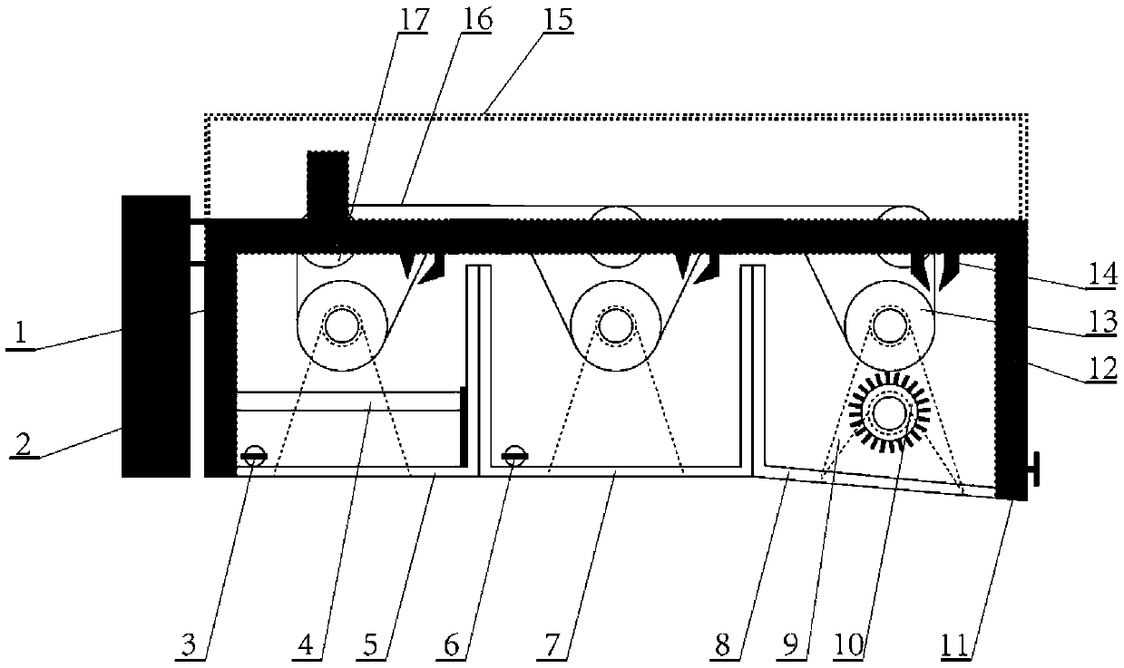 Device for preparing metal particles through continuous electrochemical deposition