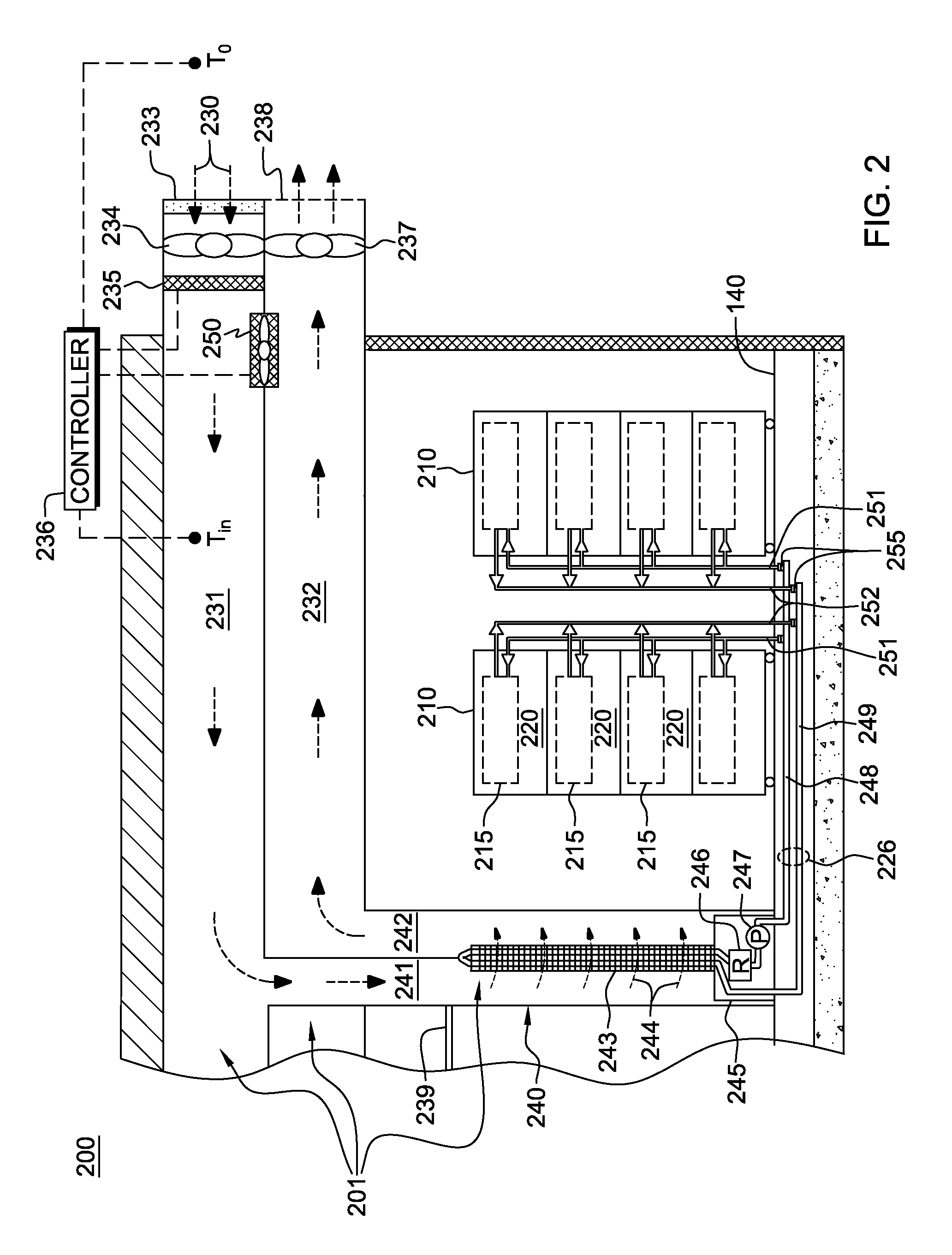 Data center cooling with an air-side economizer and liquid-cooled electronics rack(s)