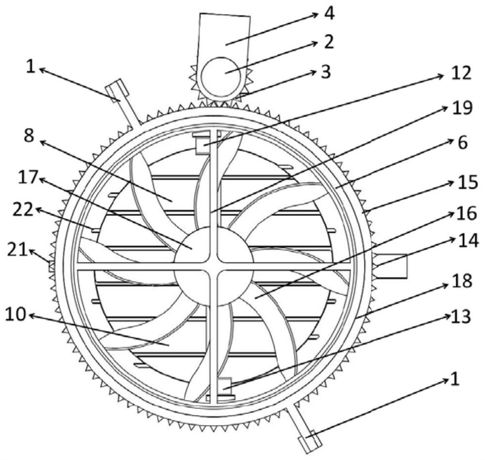 A swing wind device