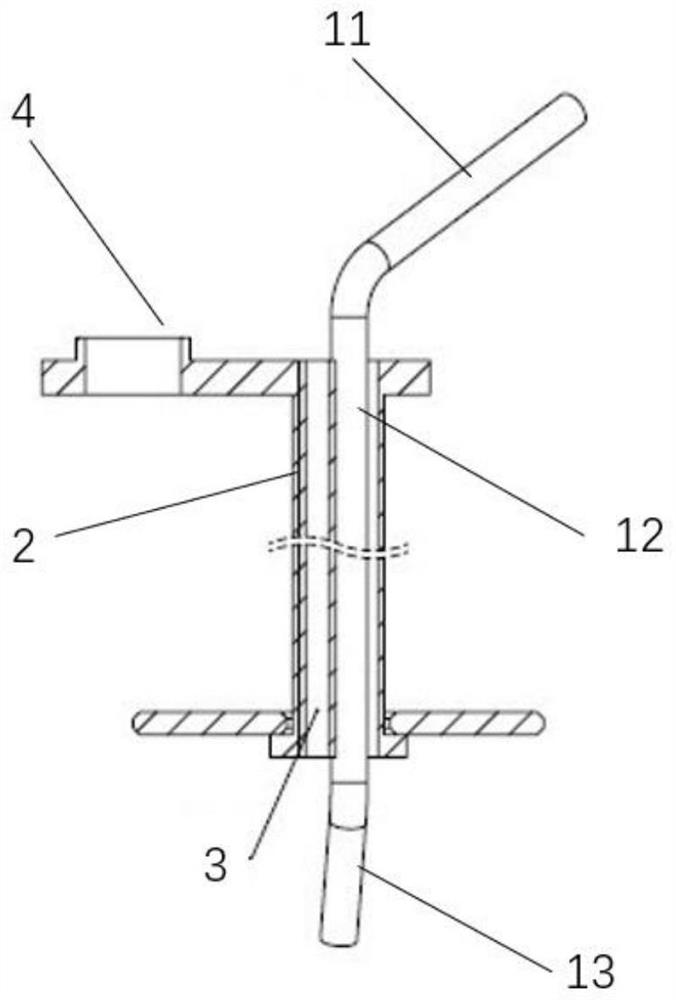 Integrated cleaning device and integrated cleaning structure assembly thereof