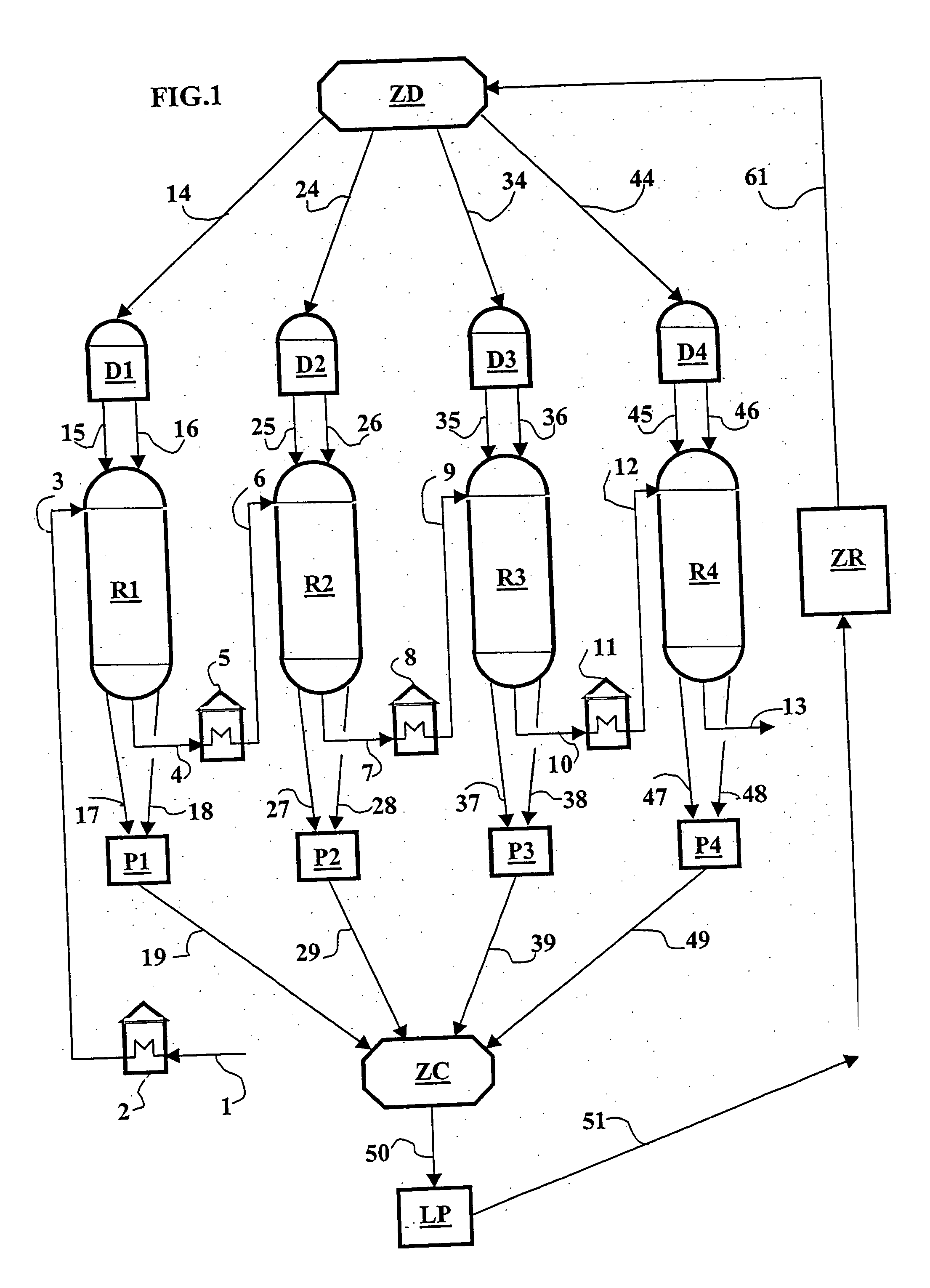 Process of regenerative reforming