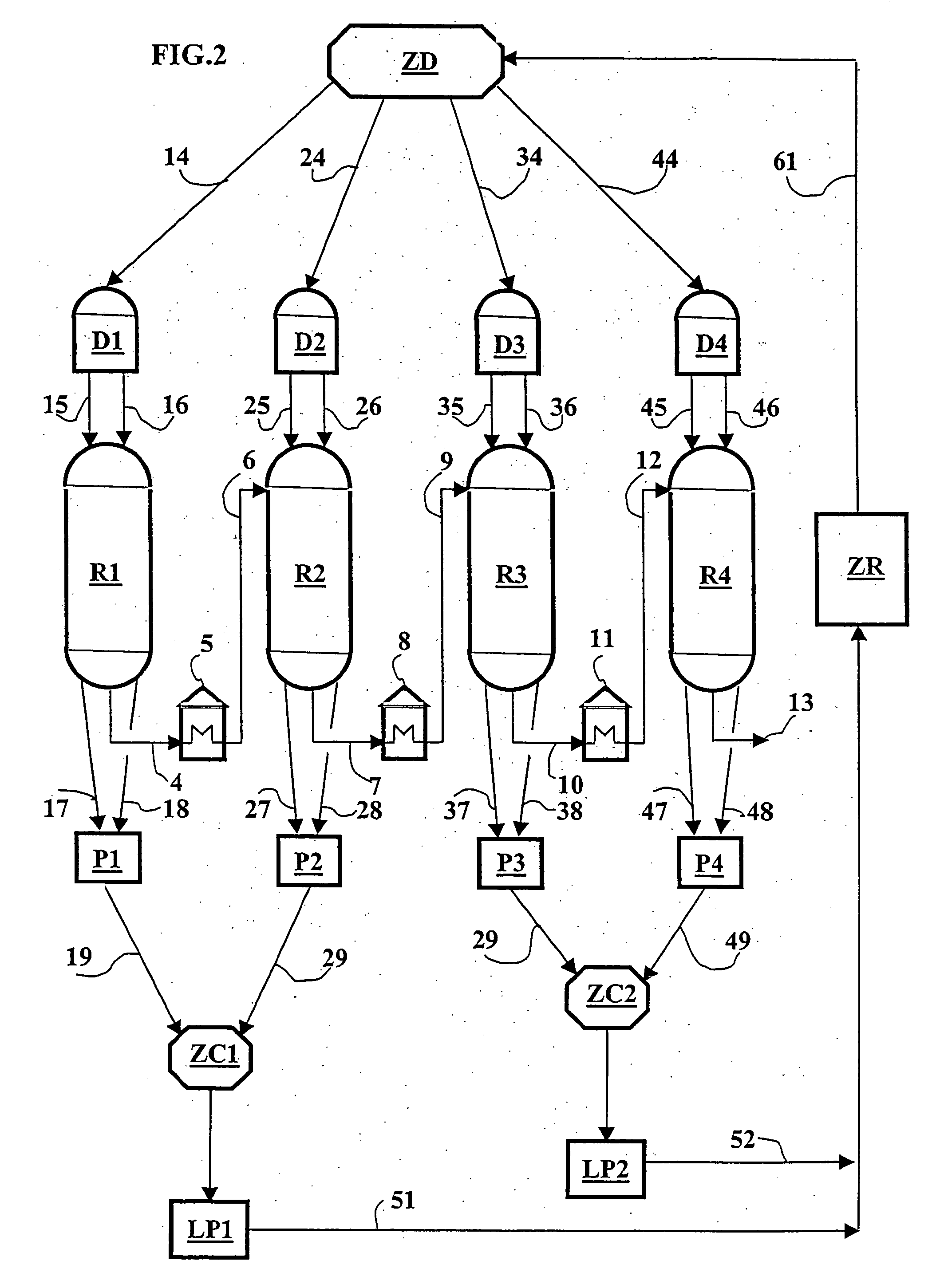 Process of regenerative reforming