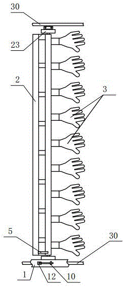 Gum dipping method for gloves and gum dipping device implementing method