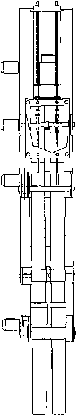 Taping packaging equipment of disposable syringe