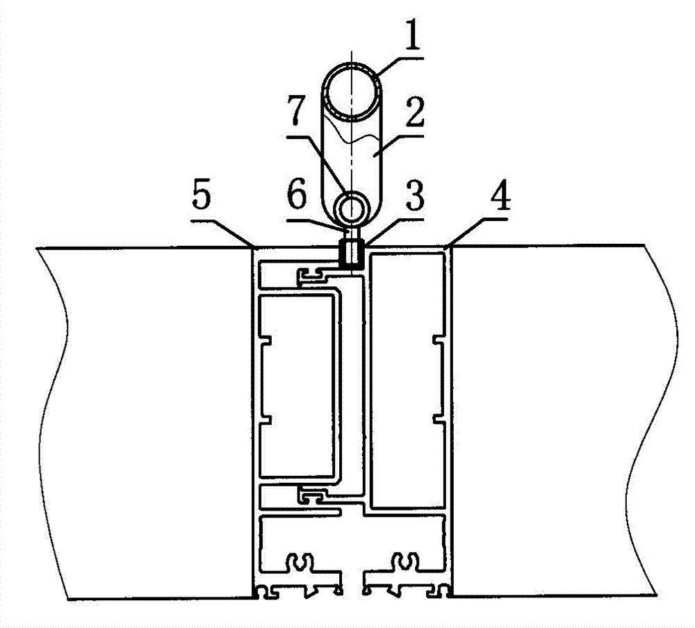 Guider for installing and positioning unit curtain wall plate