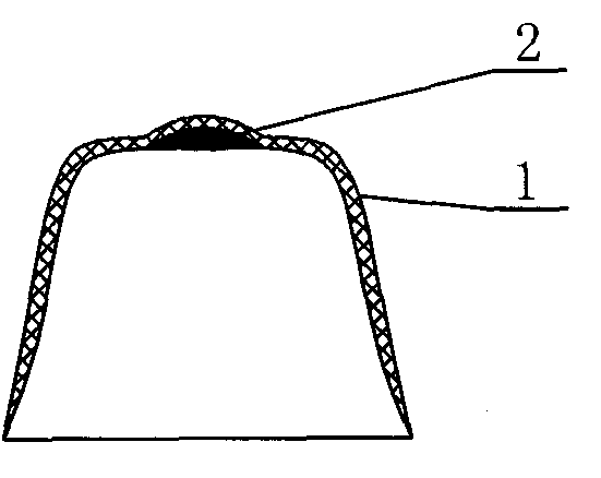 Odonto-maxillary cover for medicine administration on tooth surface and manufacturing method thereof