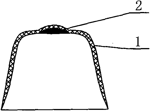 Odonto-maxillary cover for medicine administration on tooth surface and manufacturing method thereof