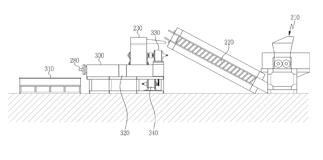 System for pelletizing solid refuse fuel