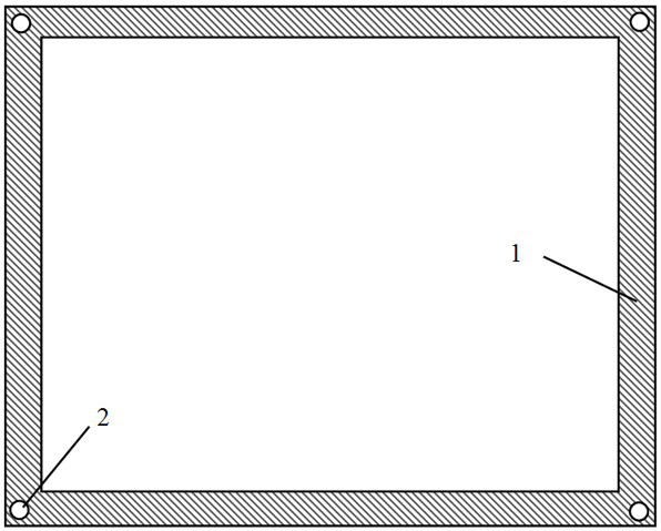 Muck drainage pond structure and pressure difference electromagnetic field coupling drainage method for muck