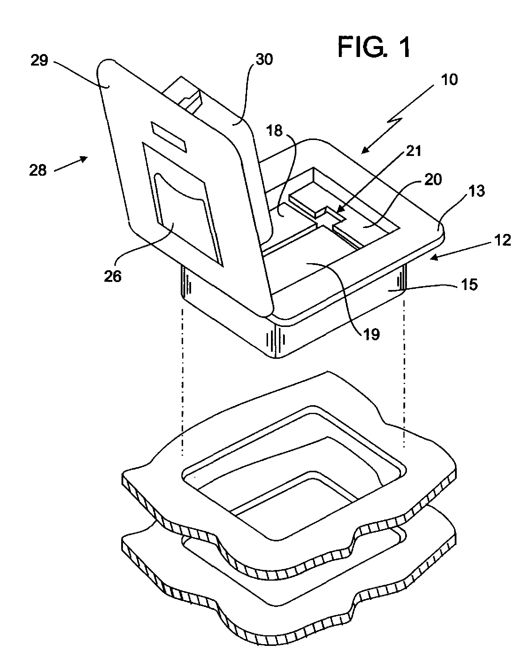 Security improvement for package fastening clips