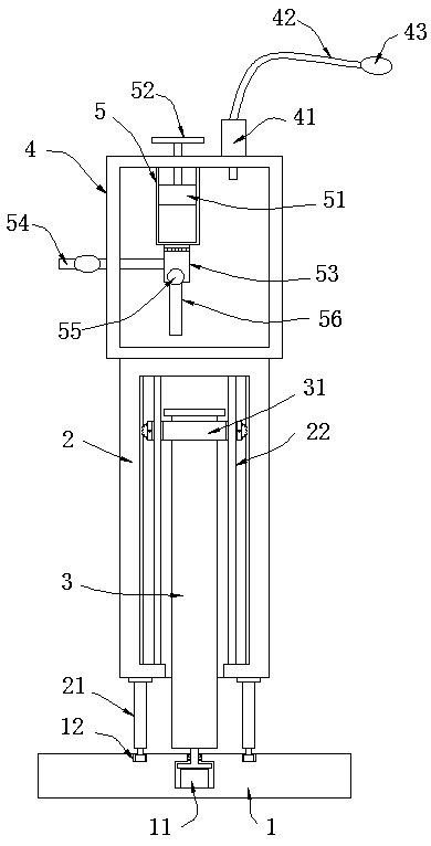 Clinical hematocele prevention and drainage surgical device suitable for neurosurgery