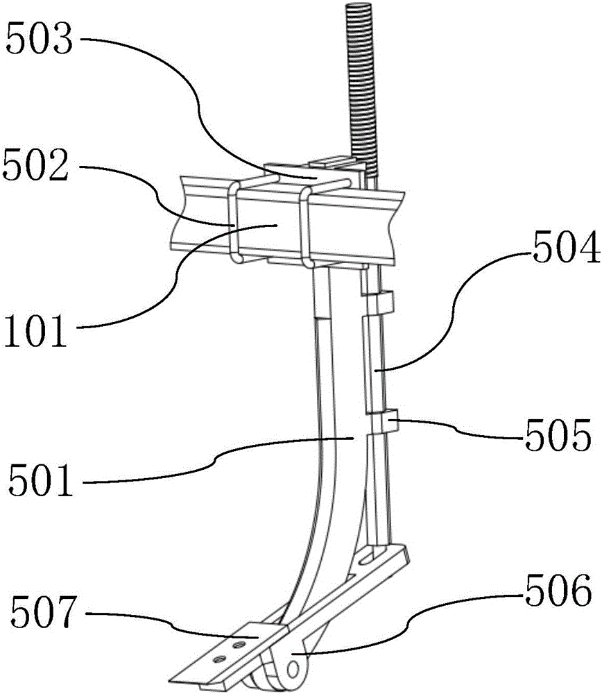 Subsoiler having sub-soiling shovel with adjustable earth shoveling angle