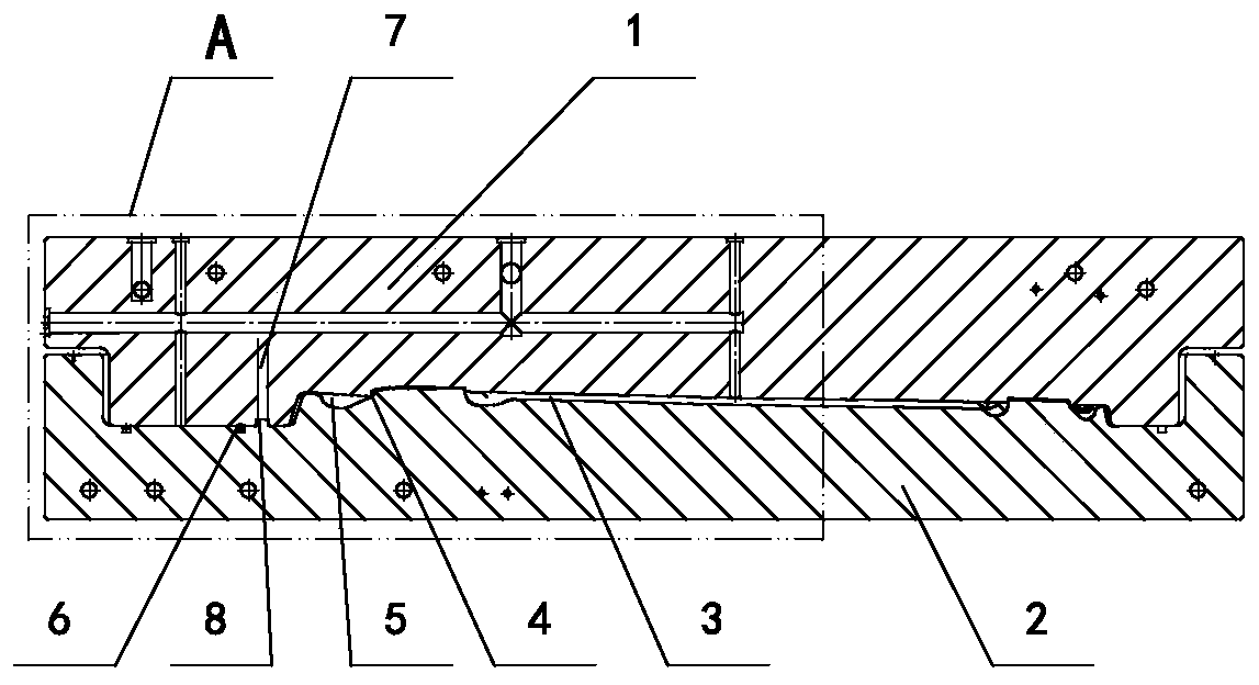 Manufacturing process of carbon fiber automobile door outer plate