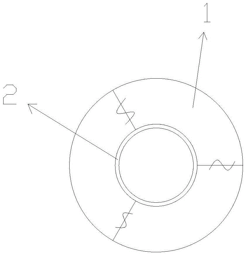 Process for welding reinforcing rings between topside module and jacket