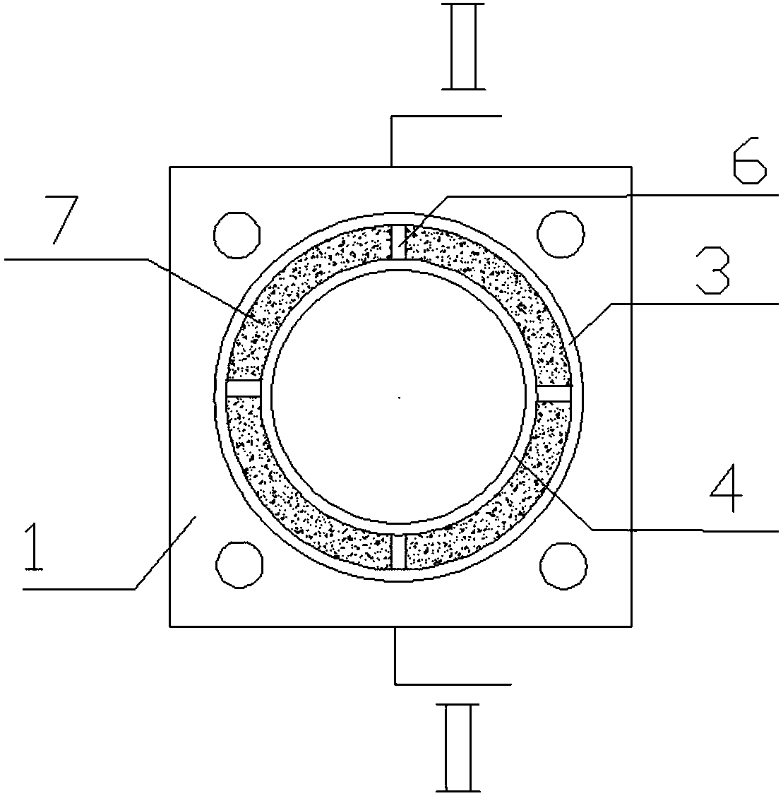 Viscous fluid damping torsion cylinders used in building structures