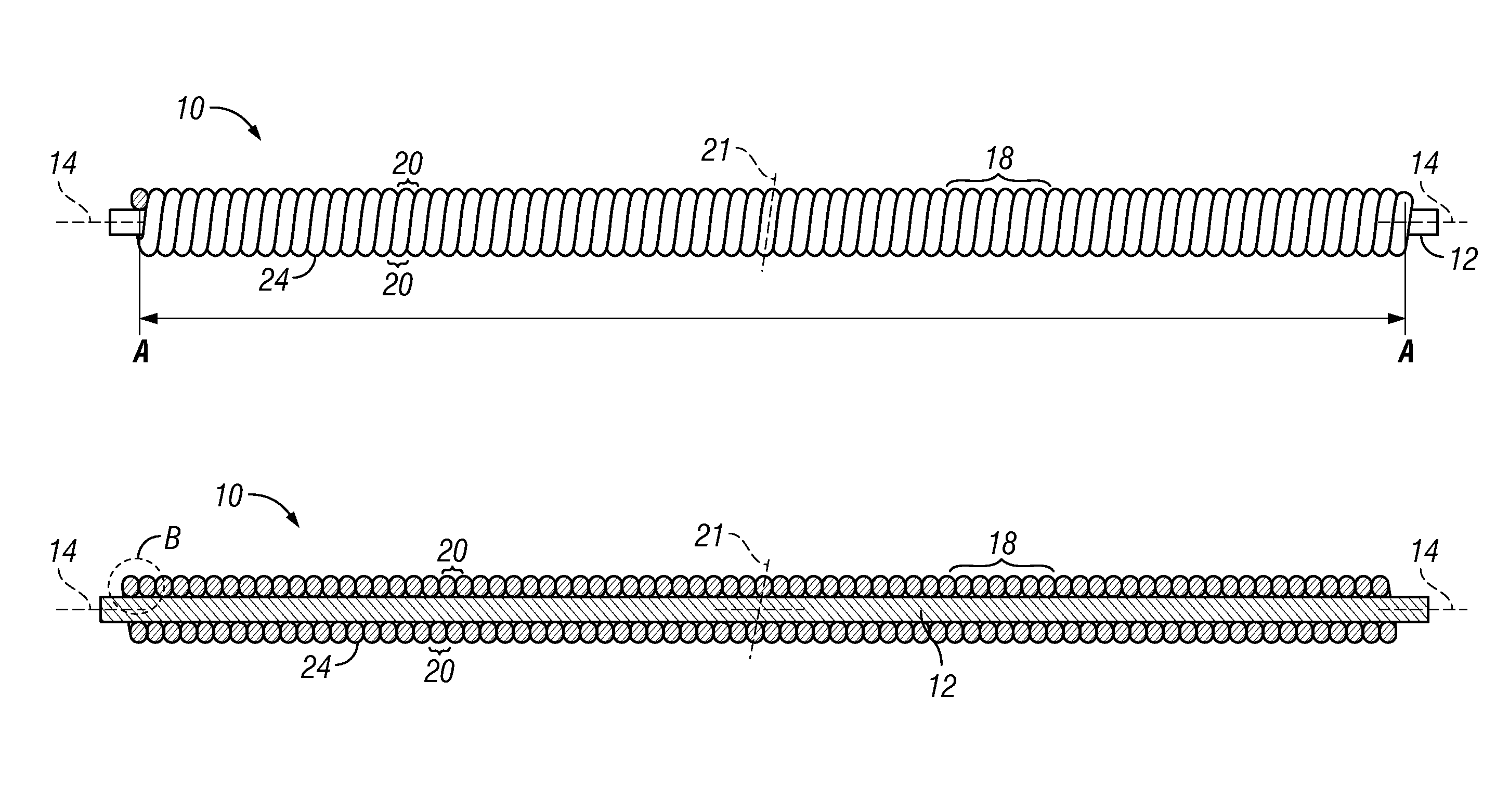 Musical instrument string with hyper elliptical wound cover wire