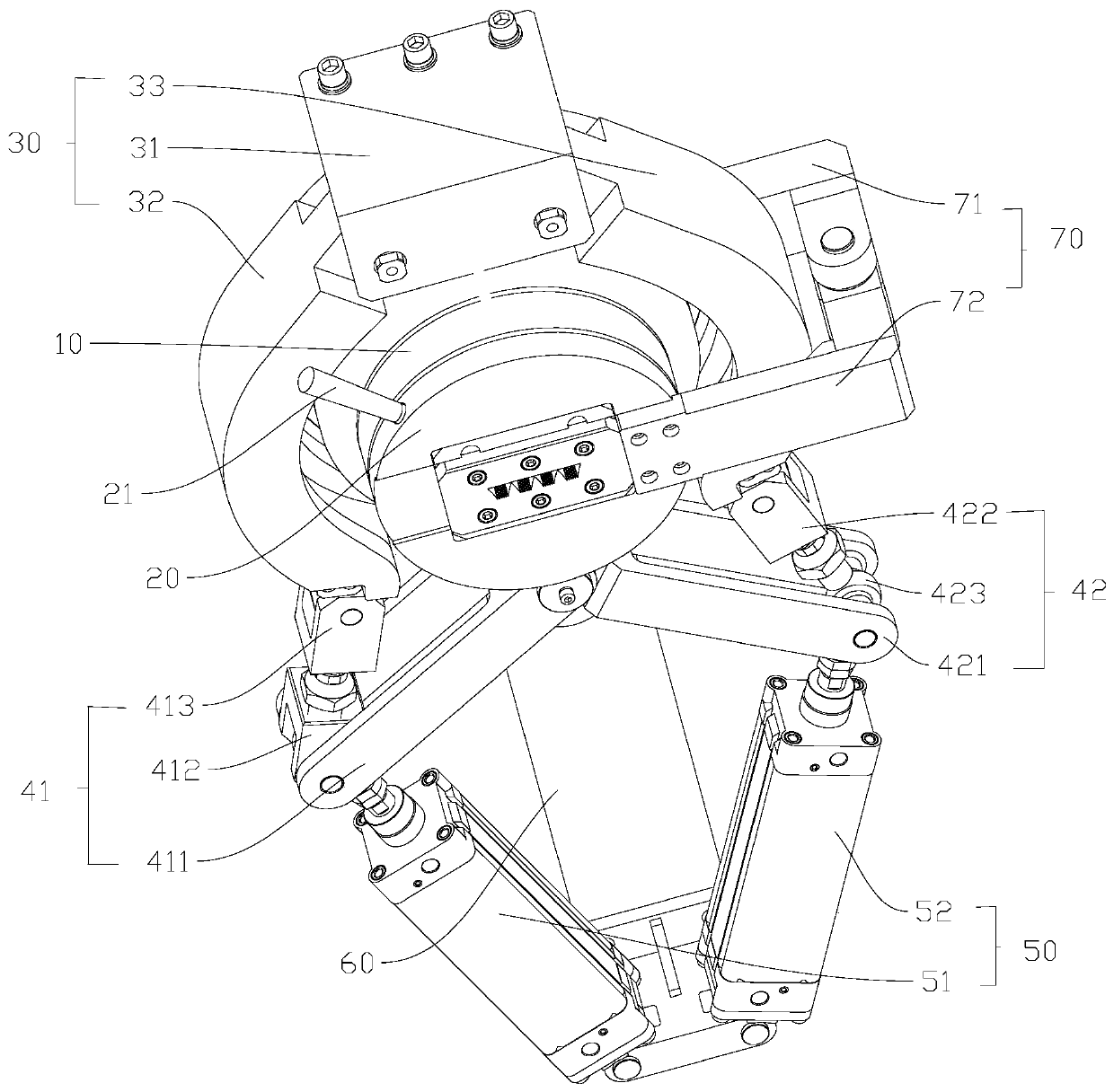 Extrusion machine head