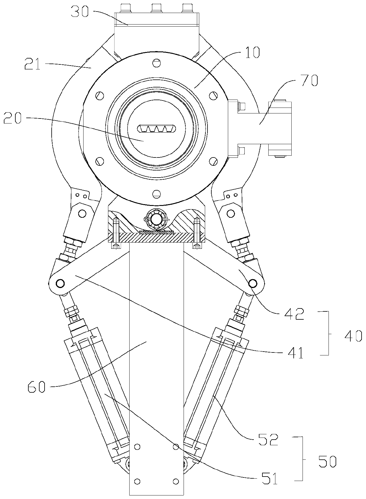 Extrusion machine head