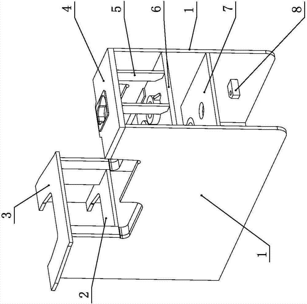 A kind of spot welding frock for press body and its spot welding method using the frock